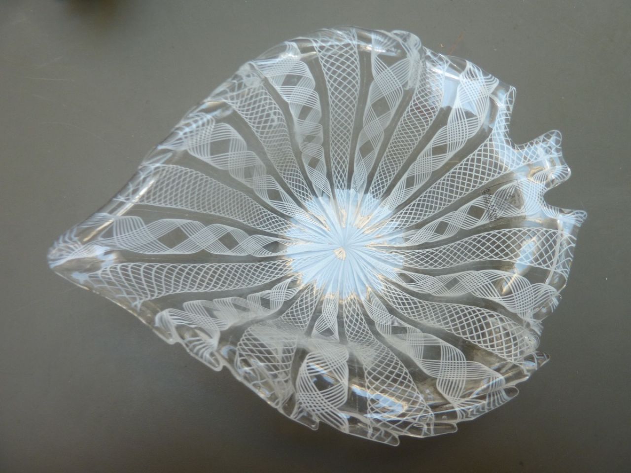 artisanat vénitien, coupe en verre soufflé, verre de Murano, artisanat italien, il Campiello 