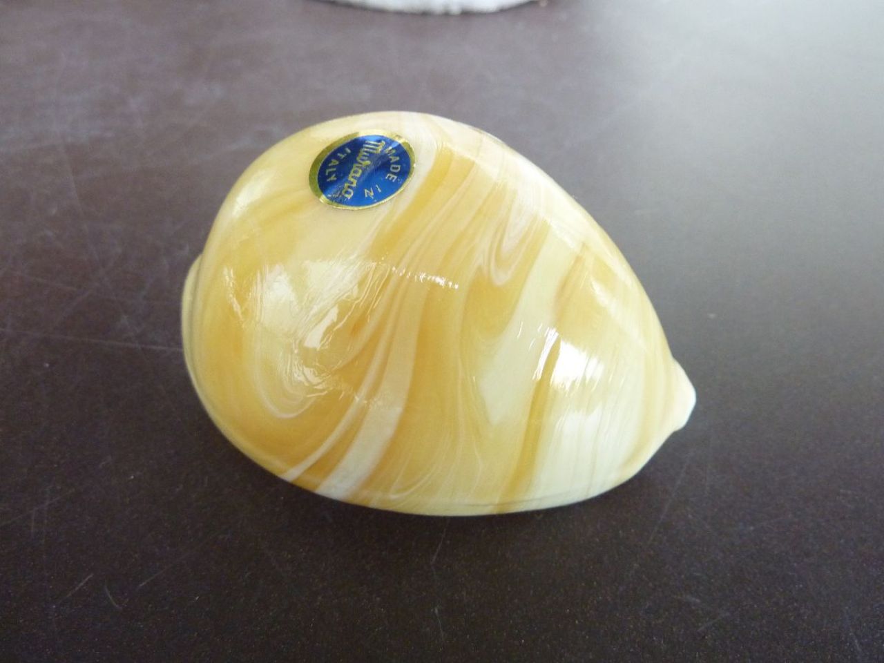 coquillage en verre, verre de Murano, verre soufflé, artisanat vénitien 
