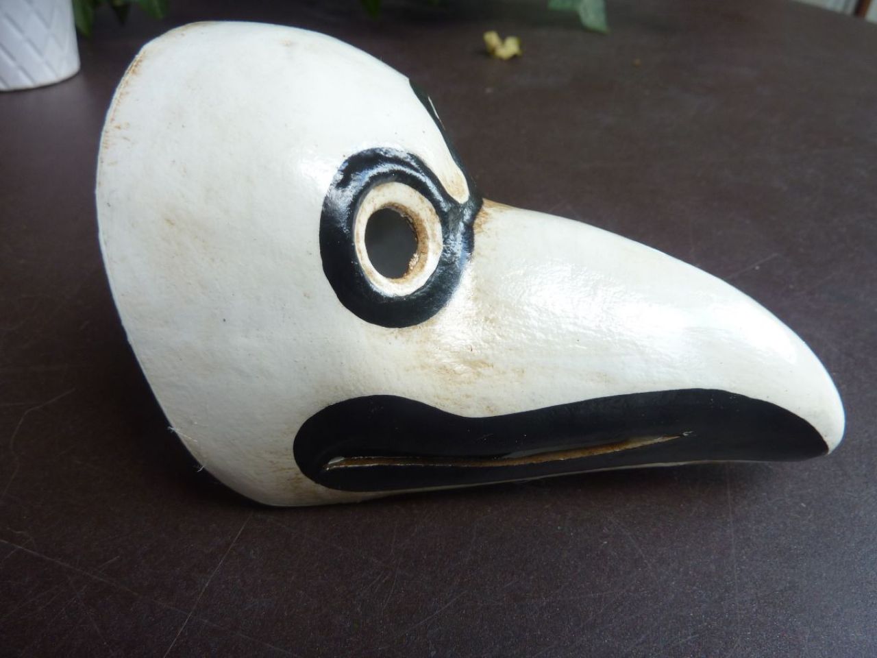 masque miniature ,masque collection, masque médecin de la peste 