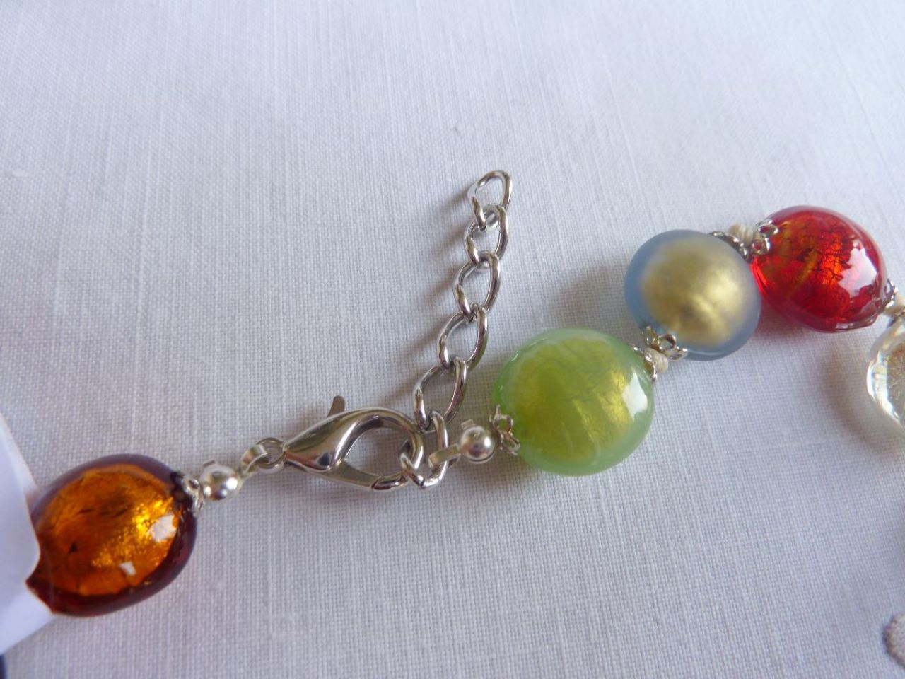 collier femme, collier en verre de Murano 