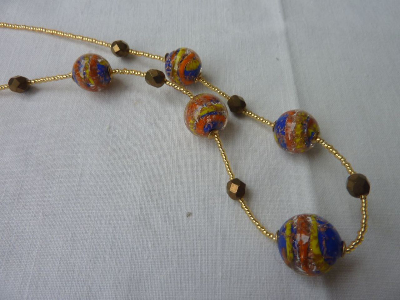 collier en verre de Murano, bijoux femme 