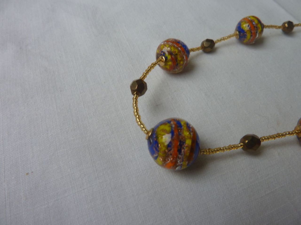 collier en verre de Murano, bijoux femme 