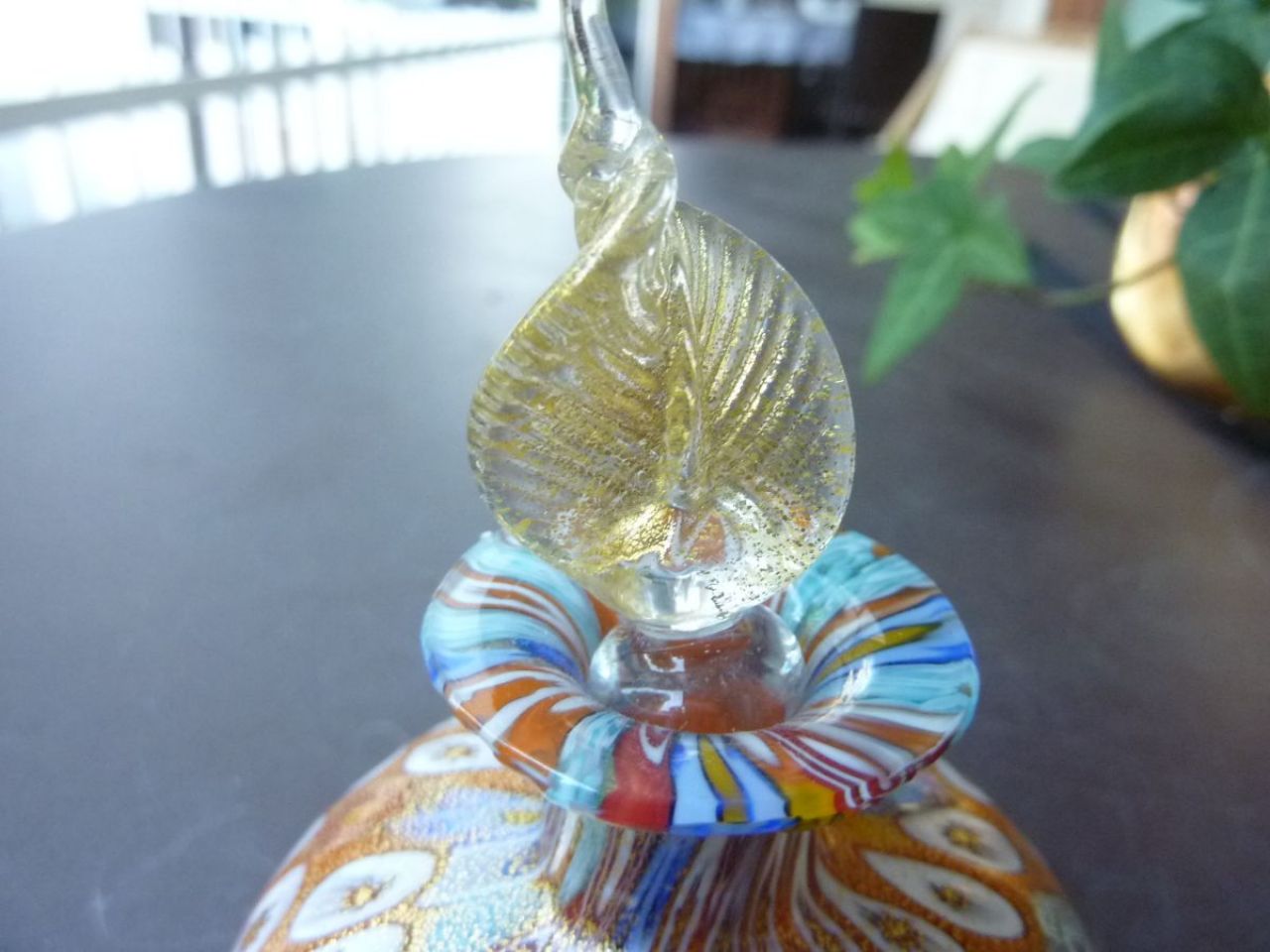 verre de Murano, flacon à parfum 