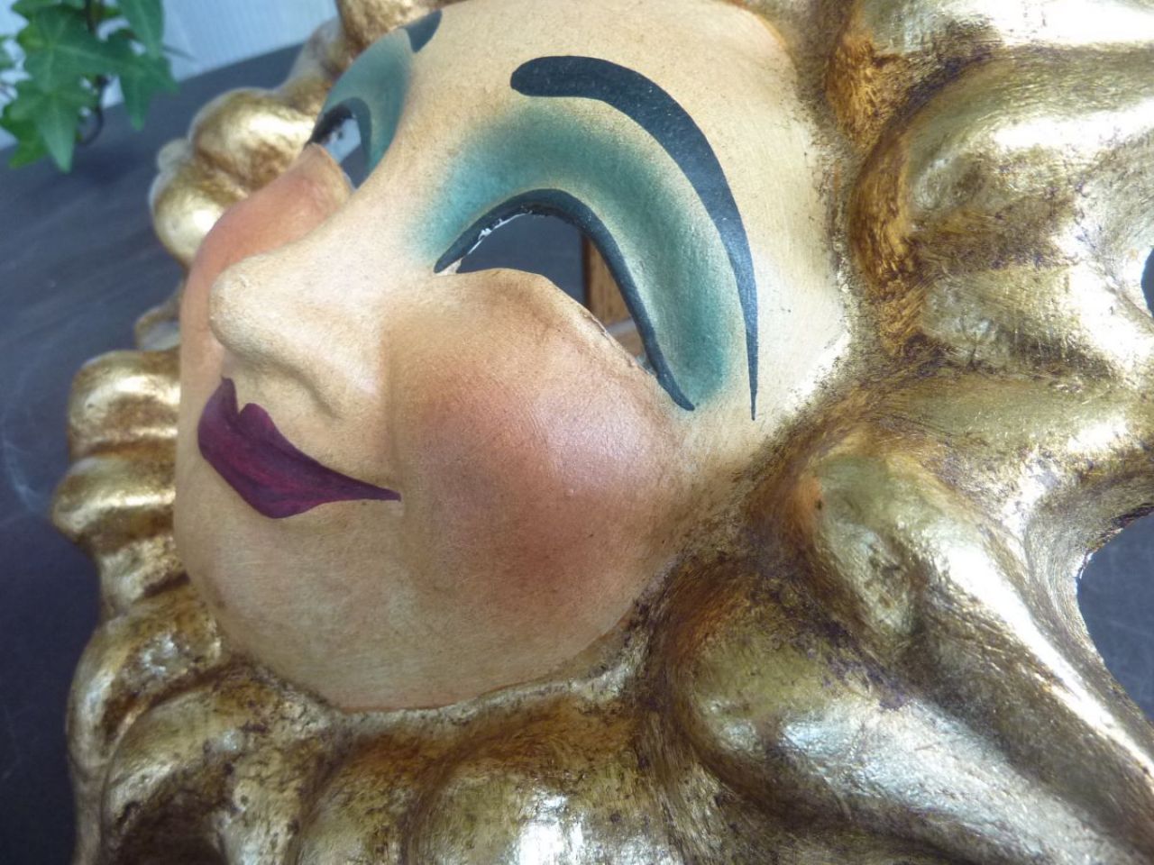 masque de Venise, masque de décoration, soleil 