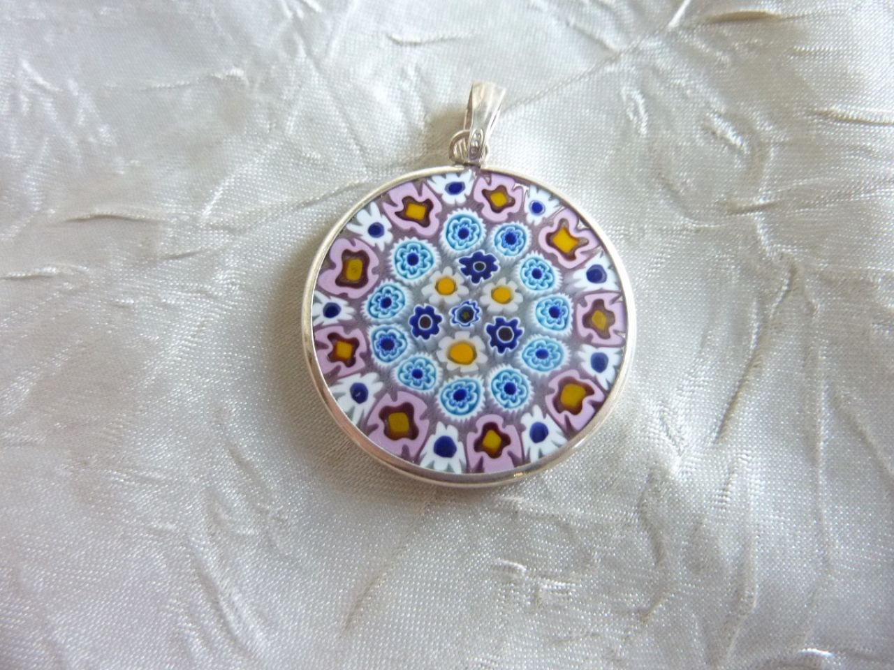 pendentif en verre, pendentif en Murano 
