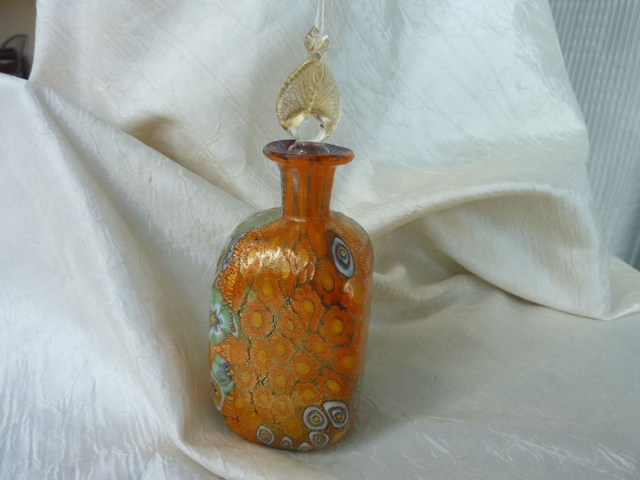 flacon à parfum en verre, flacon Murano 