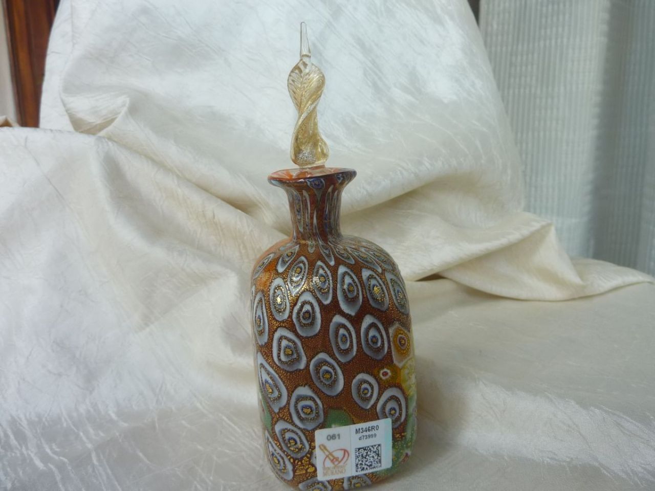 flacon à parfum en verre, flacon Murano 