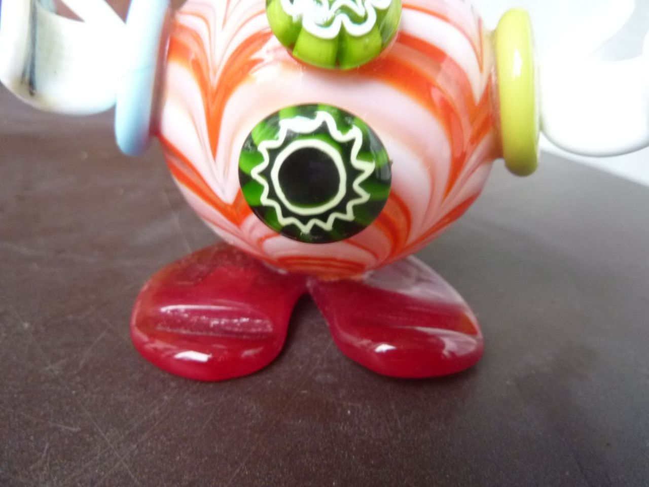 clown, verre de Murano 