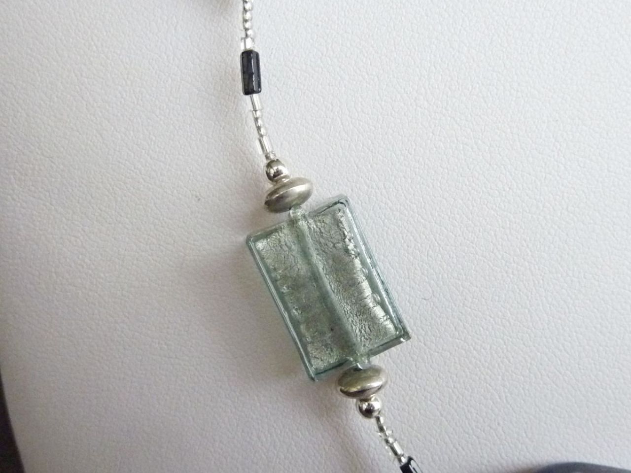 collier en verre de Murano, collier femme 