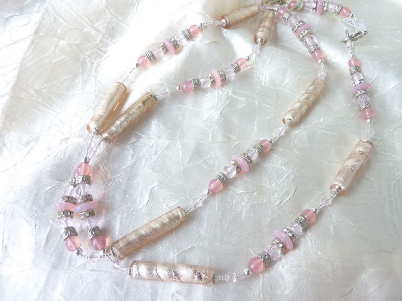 collier femme, colier en verre de Murano 