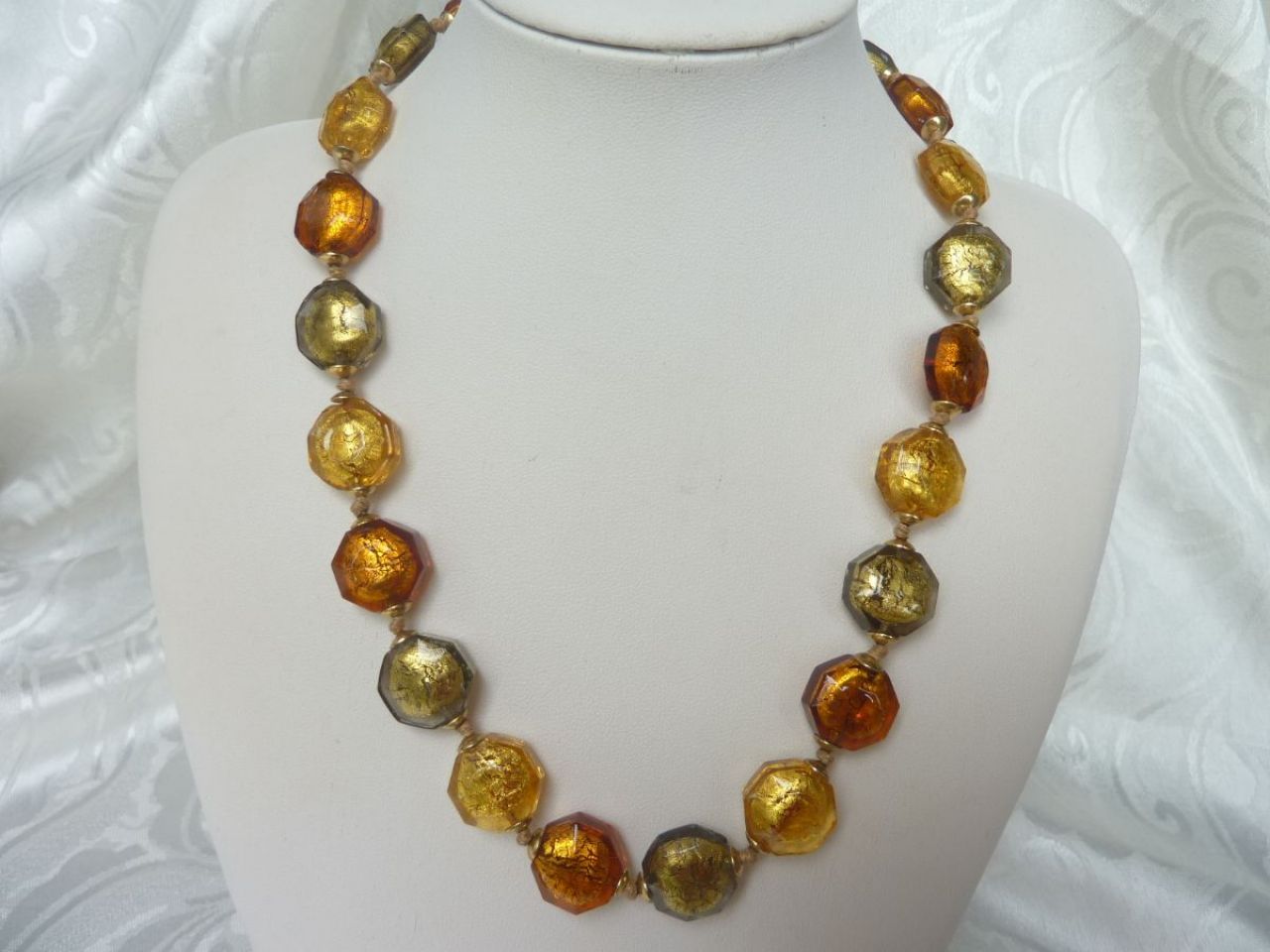 collier verre de Murano, bijoux en verre 