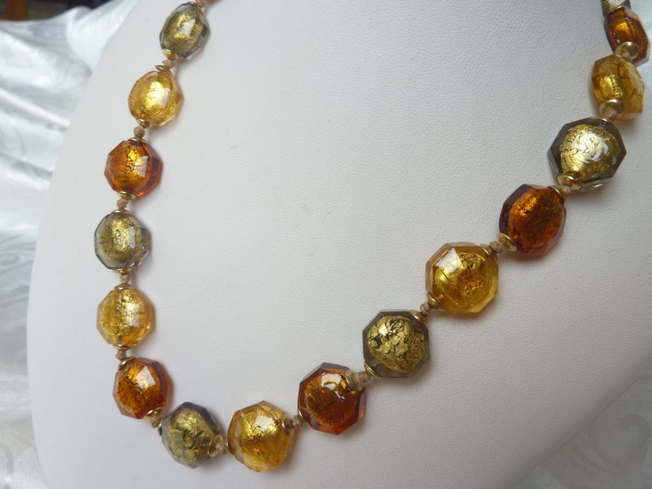 collier verre de Murano, bijoux en verre 