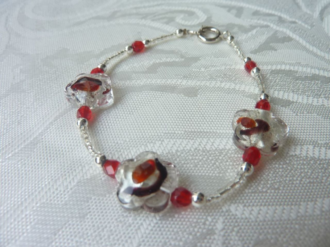 bijoux en verre de Murano, bracelet femme 