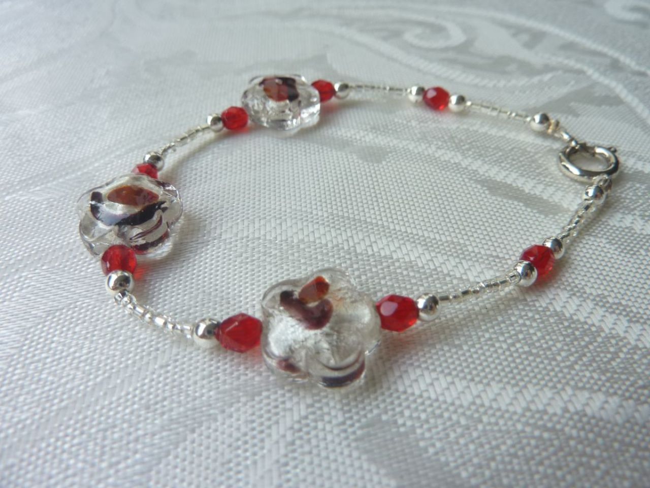 bijoux en verre de Murano, bracelet femme 