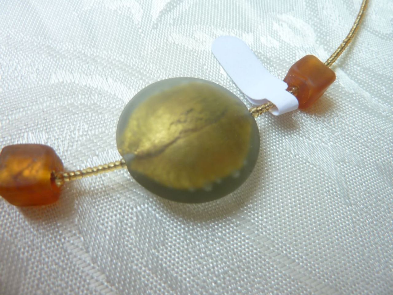 bijoux en verre de Murano, collier femme 