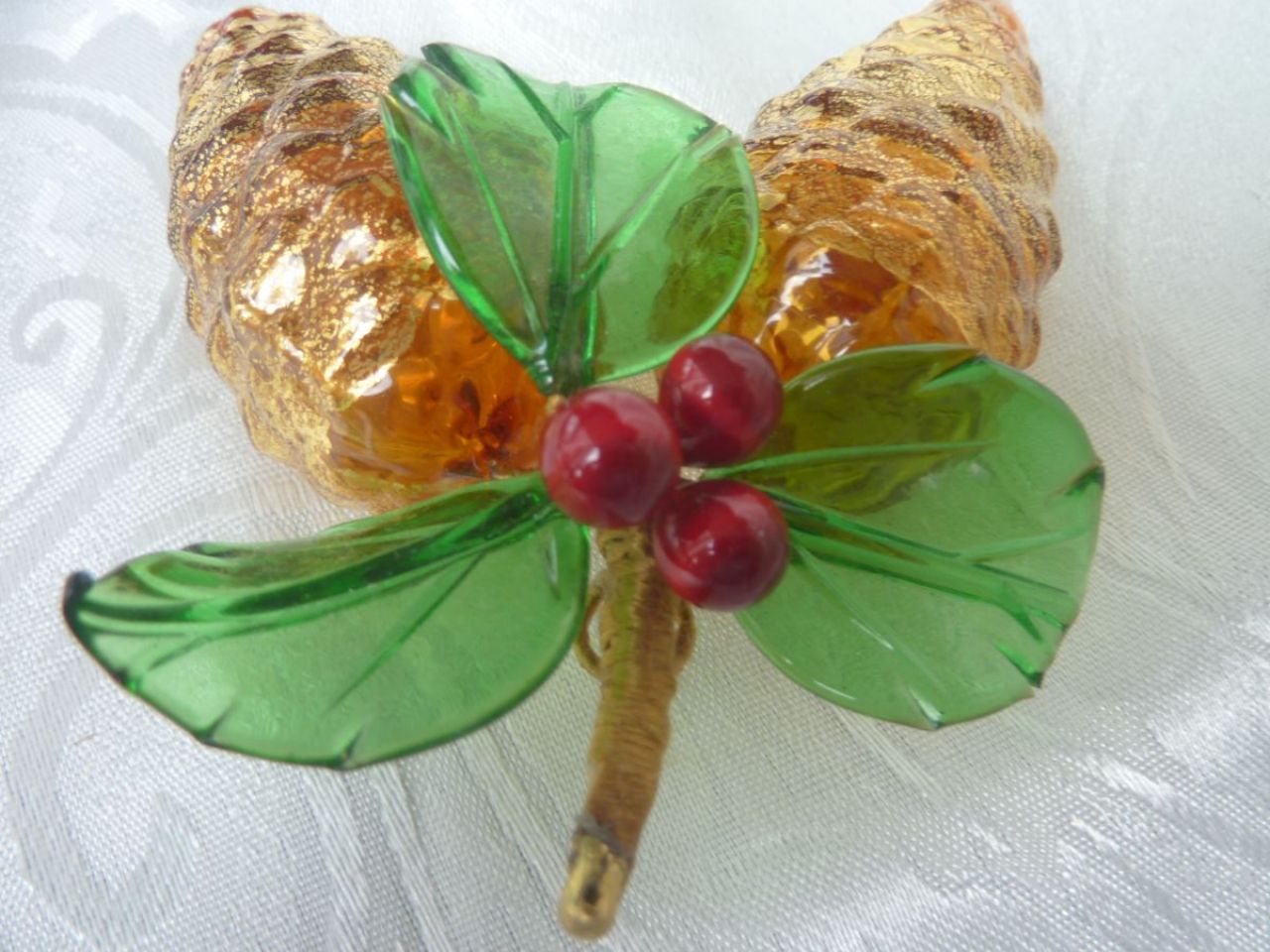 décoration de Noël, verre de Murano 