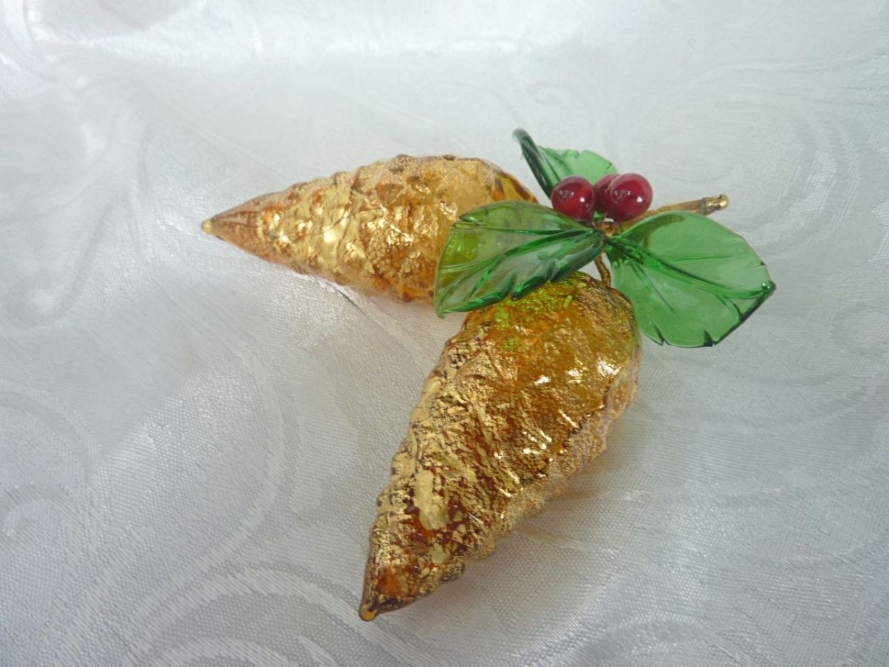 décoration de Noël, verre de Murano 