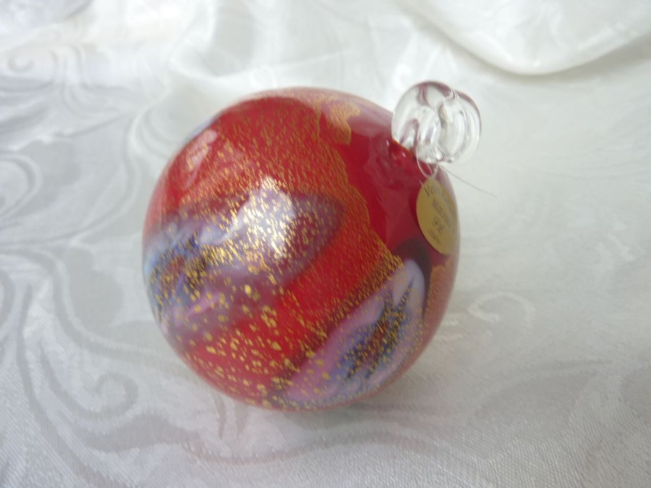 décoration de Noël, verre de Murano 