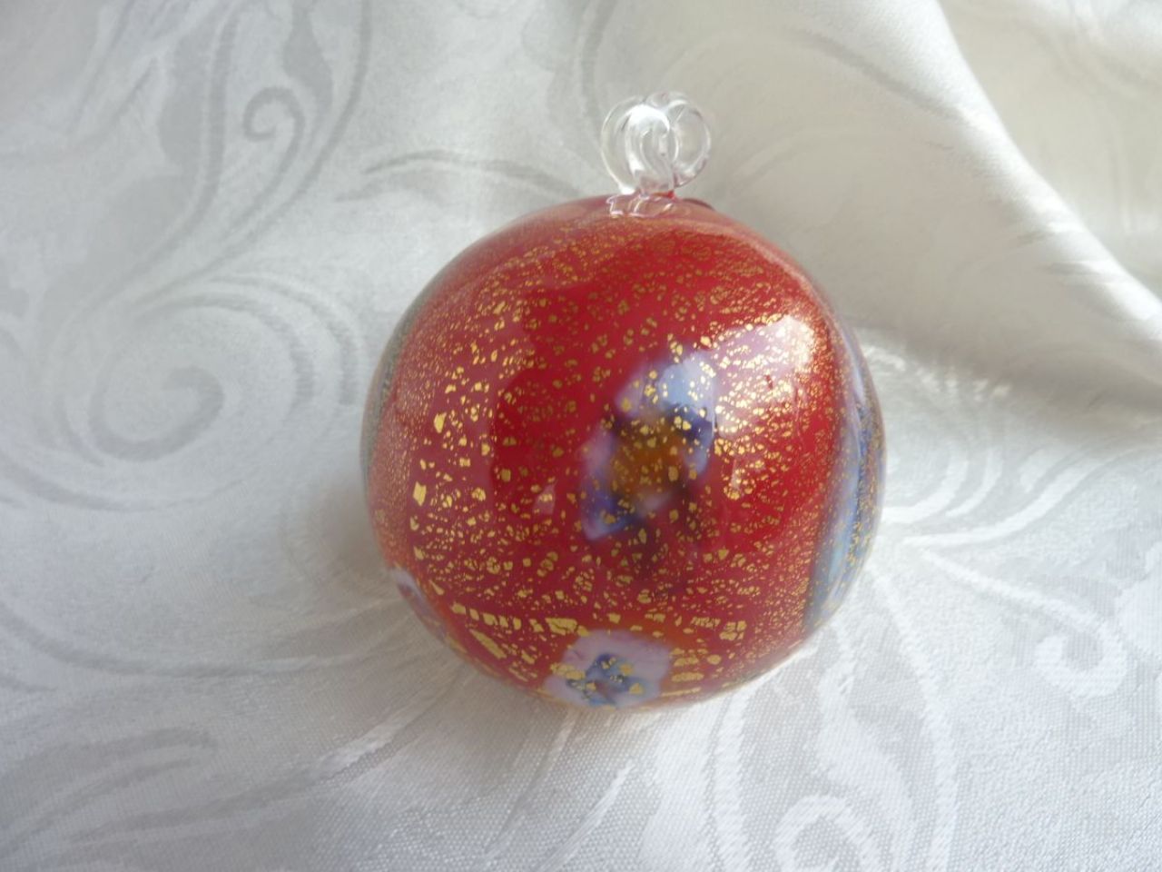 décoration de Noël, verre de Murano 