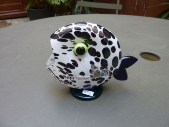 verre de Murano, artisanat venitien, poisson,  Il Campiello 