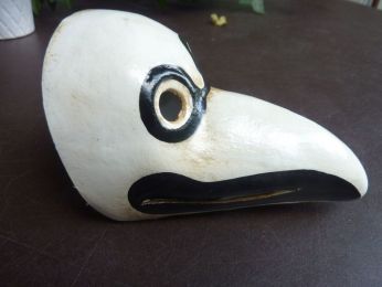 masque miniature ,masque collection, masque médecin de la peste 