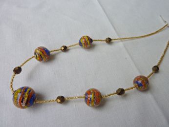 collier en verre de Murano, bijoux femme 