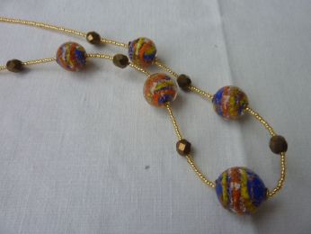 collier en verre de Murano, bijoux femme 
