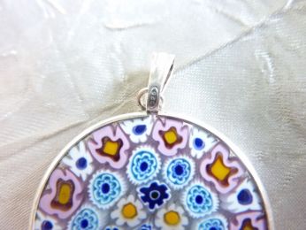 pendentif en verre, pendentif en Murano 