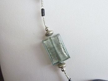 collier en verre de Murano, collier femme 
