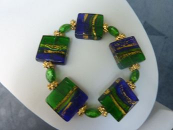 bijoux en verre, bracelet femme