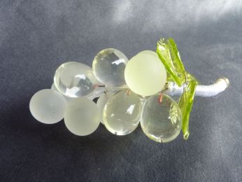 grappe de raisin en verre de murano, objets en verre de Murano 
