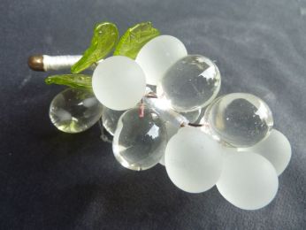 grappe de raisin en verre de murano, objets en verre de Murano 
