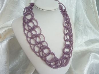 collier en verre de Murano 