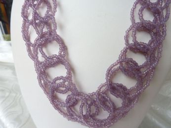 collier en verre de Murano 