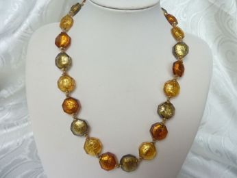 collier verre de Murano, bijoux en verre 