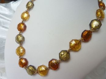 collier verre de Murano, bijoux en verre 