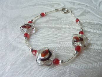 bijoux en verre de Murano, bracelet femme 