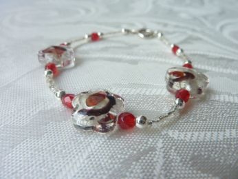 bijoux en verre de Murano, bracelet femme 