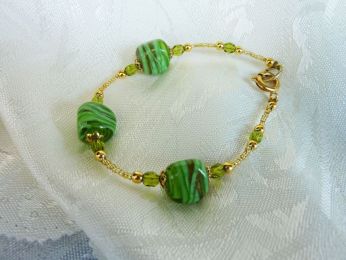 bracelet en verre de Murano 
