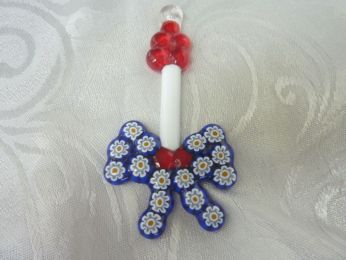 décoration de Noël, verre de Murano 